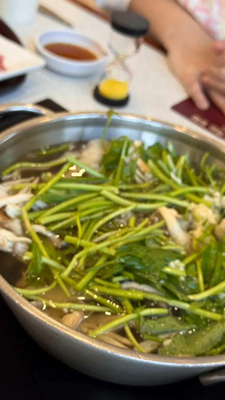 샤브칼국수 육수 냄비