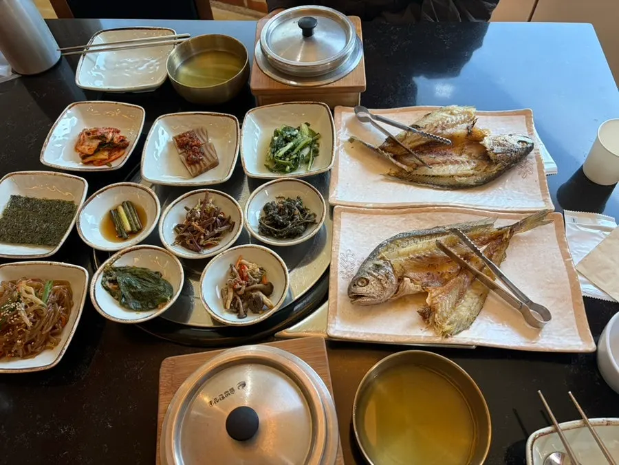 보리굴비정식 2인 한상 차림