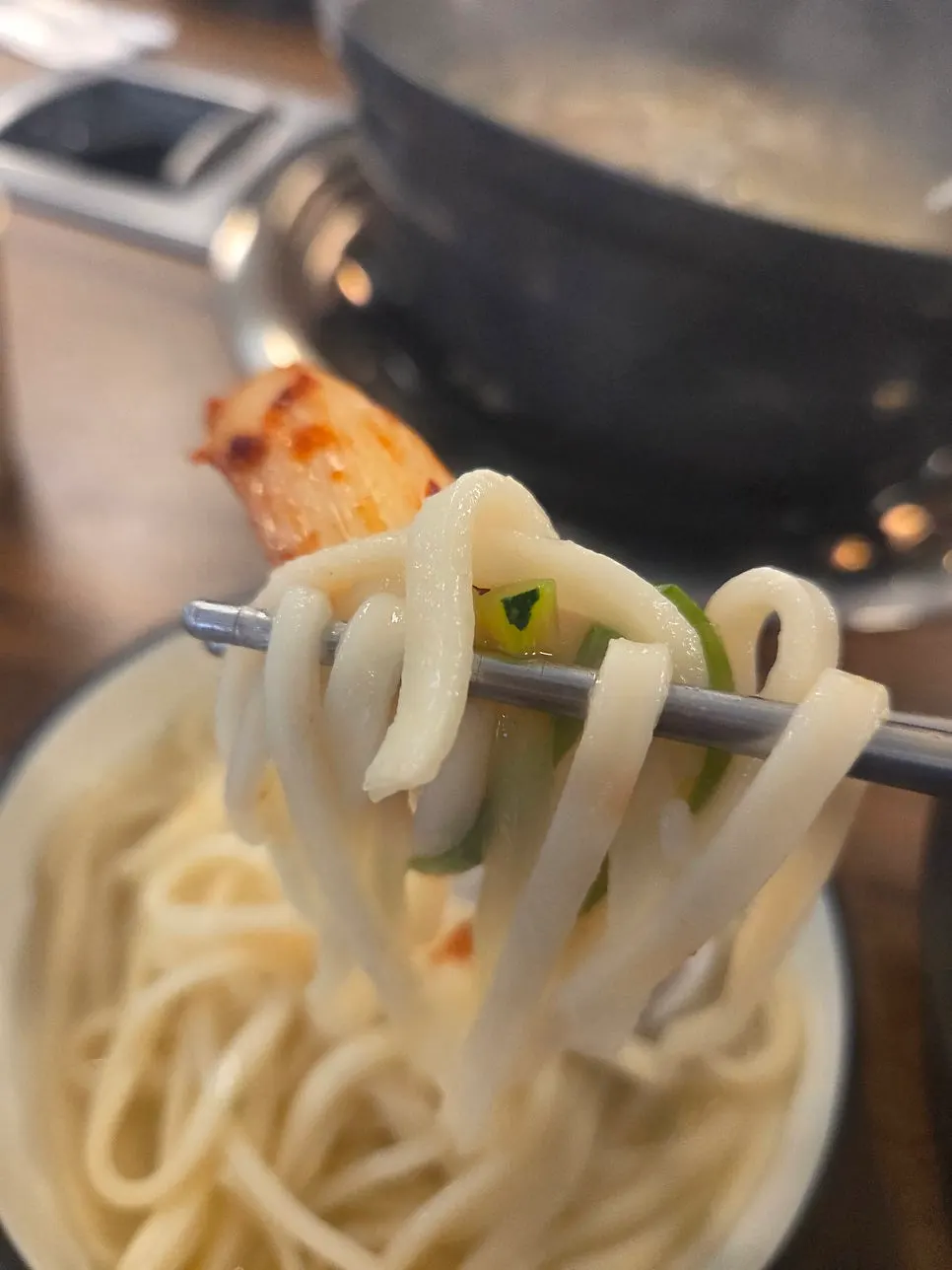 Clean and mild kalguksu broth
