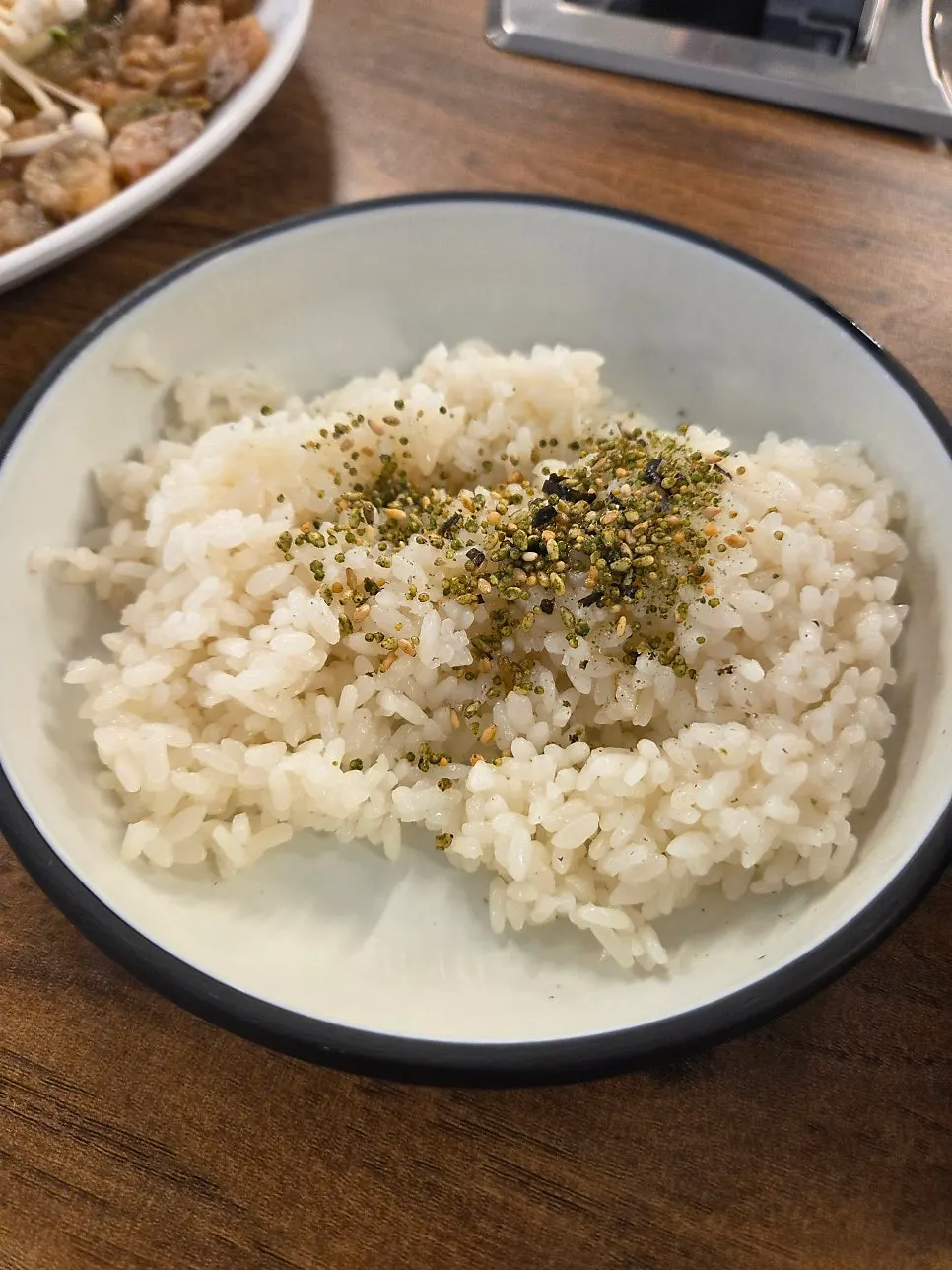 Free child’s meal topped with furikake