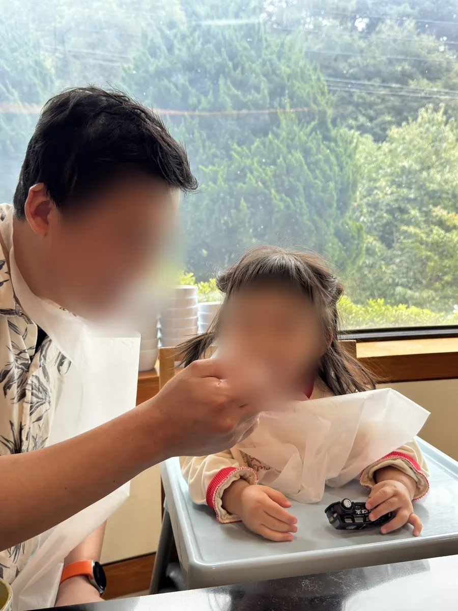 Eating with the kids at Sotbap Hansang
