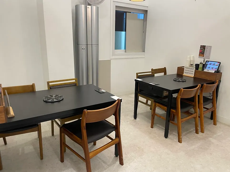 The in-house room where noodles are made