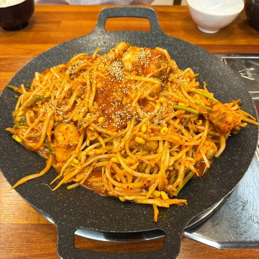 Small agu-jjim at Level 1 Shin Ramyun heat