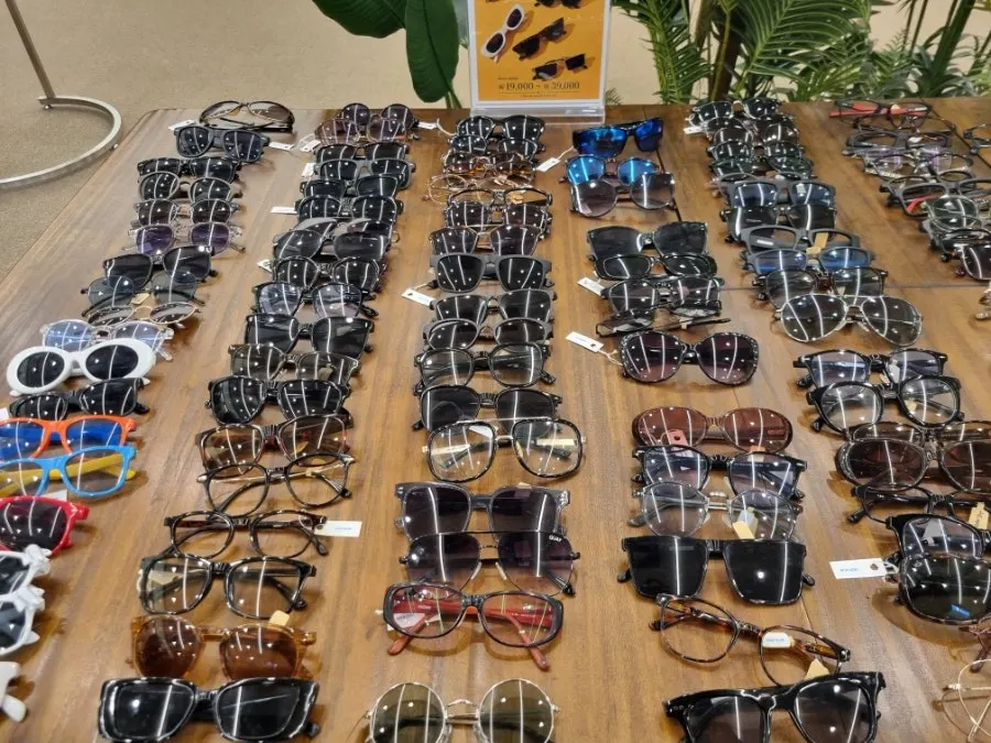 View of the accessories corner display