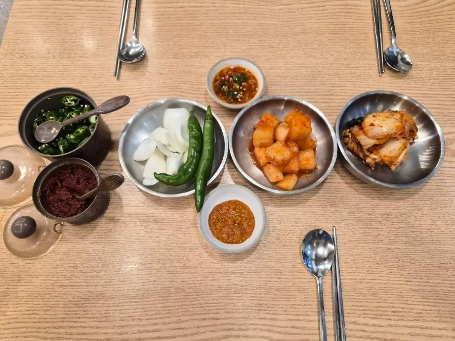 깍두기와 겉절이 밑반찬