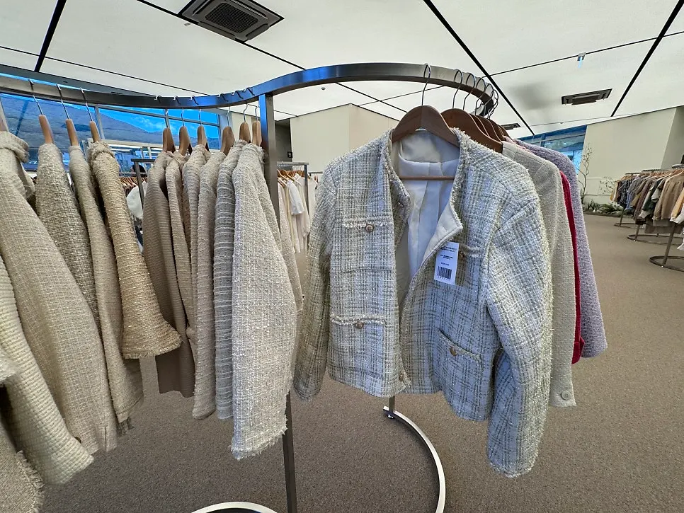 Display of various luxury brands