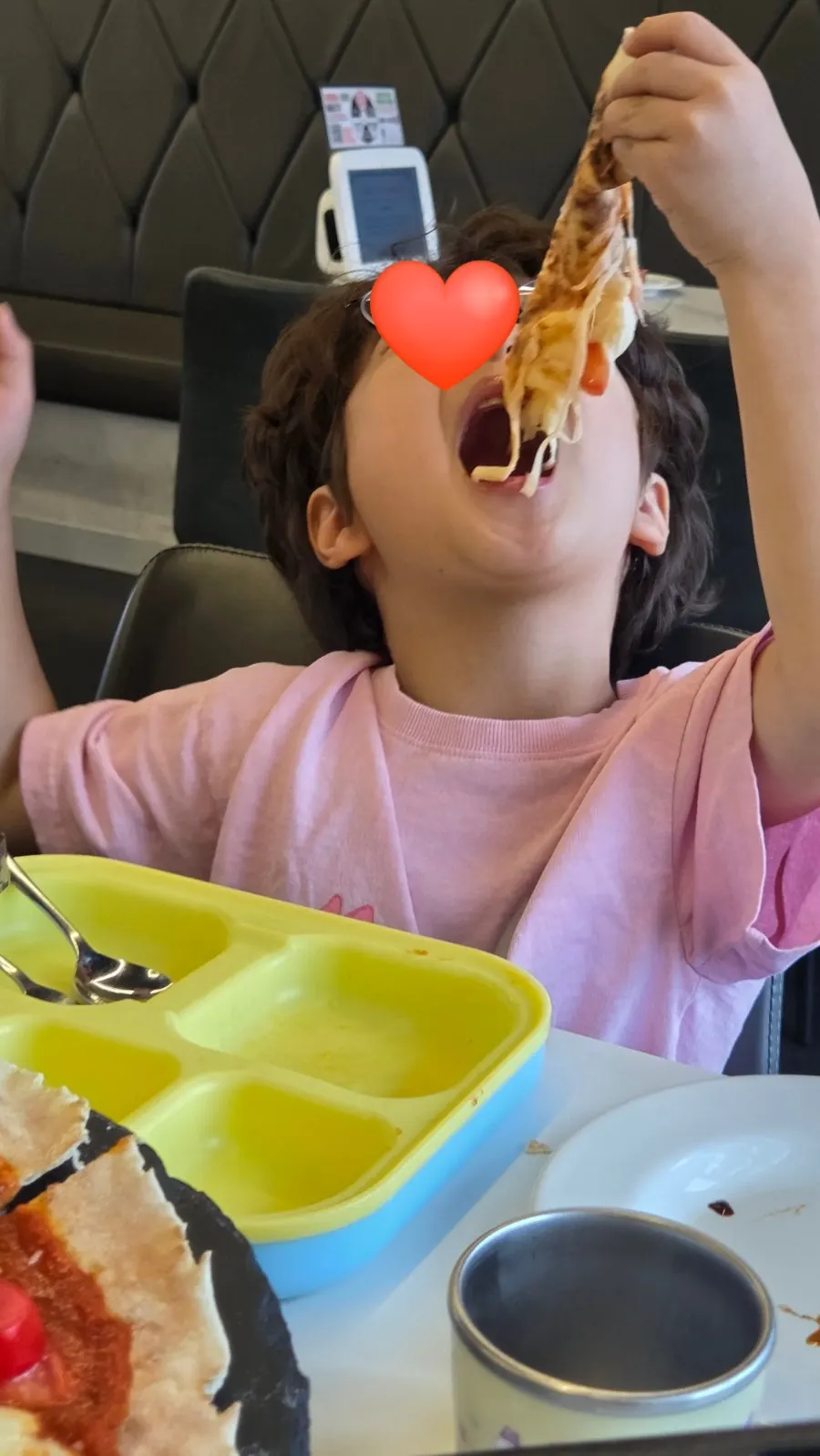チーズが伸びるピザの切れ端