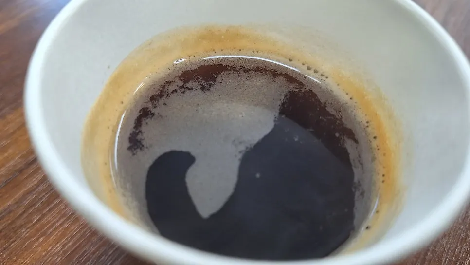 A cup of sikhye for dessert