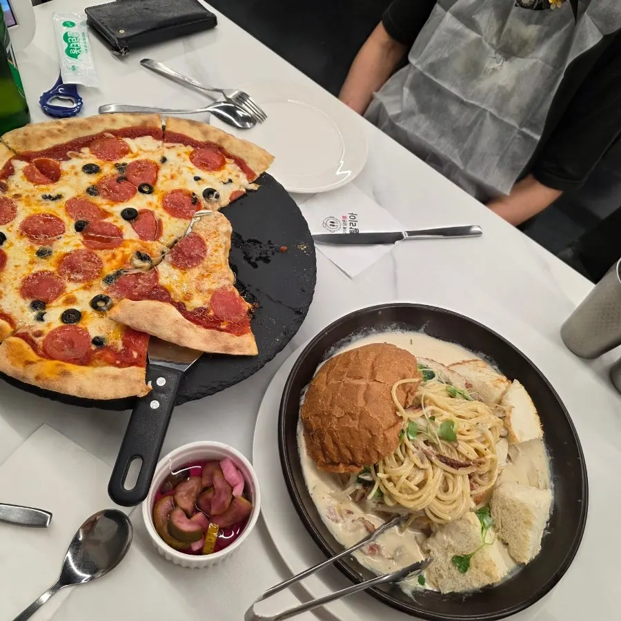 Table view after finishing the meal