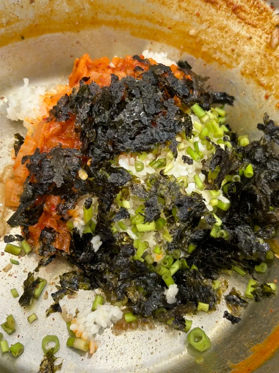 House-made kalguksu noodles and fried rice