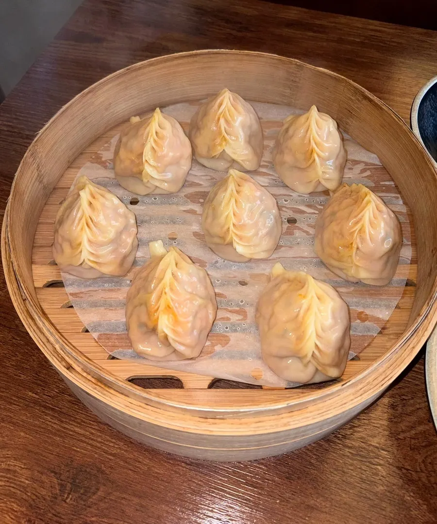 Dumplings hand-pinched one by one