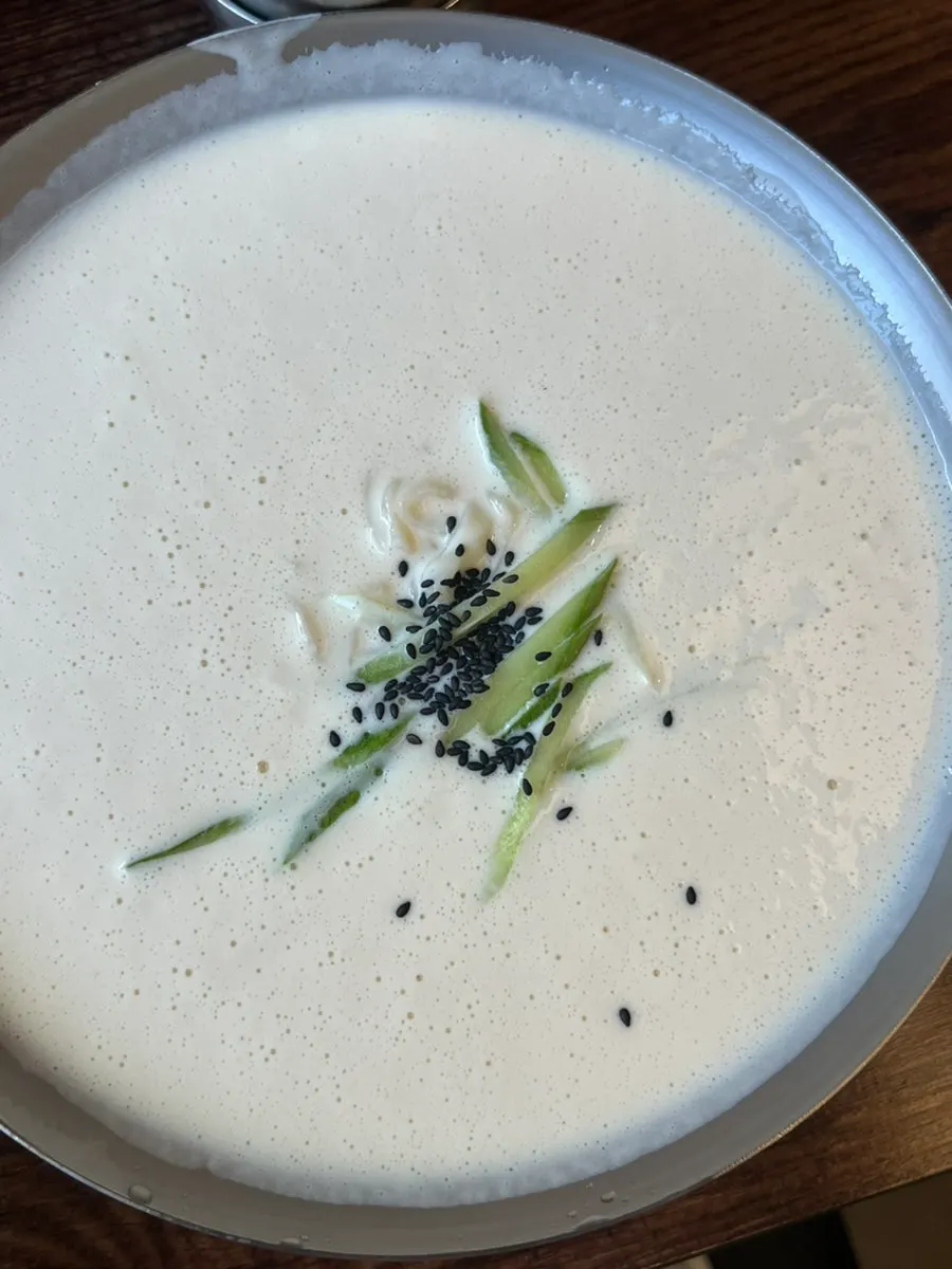 Freshly made geotjeori side dish