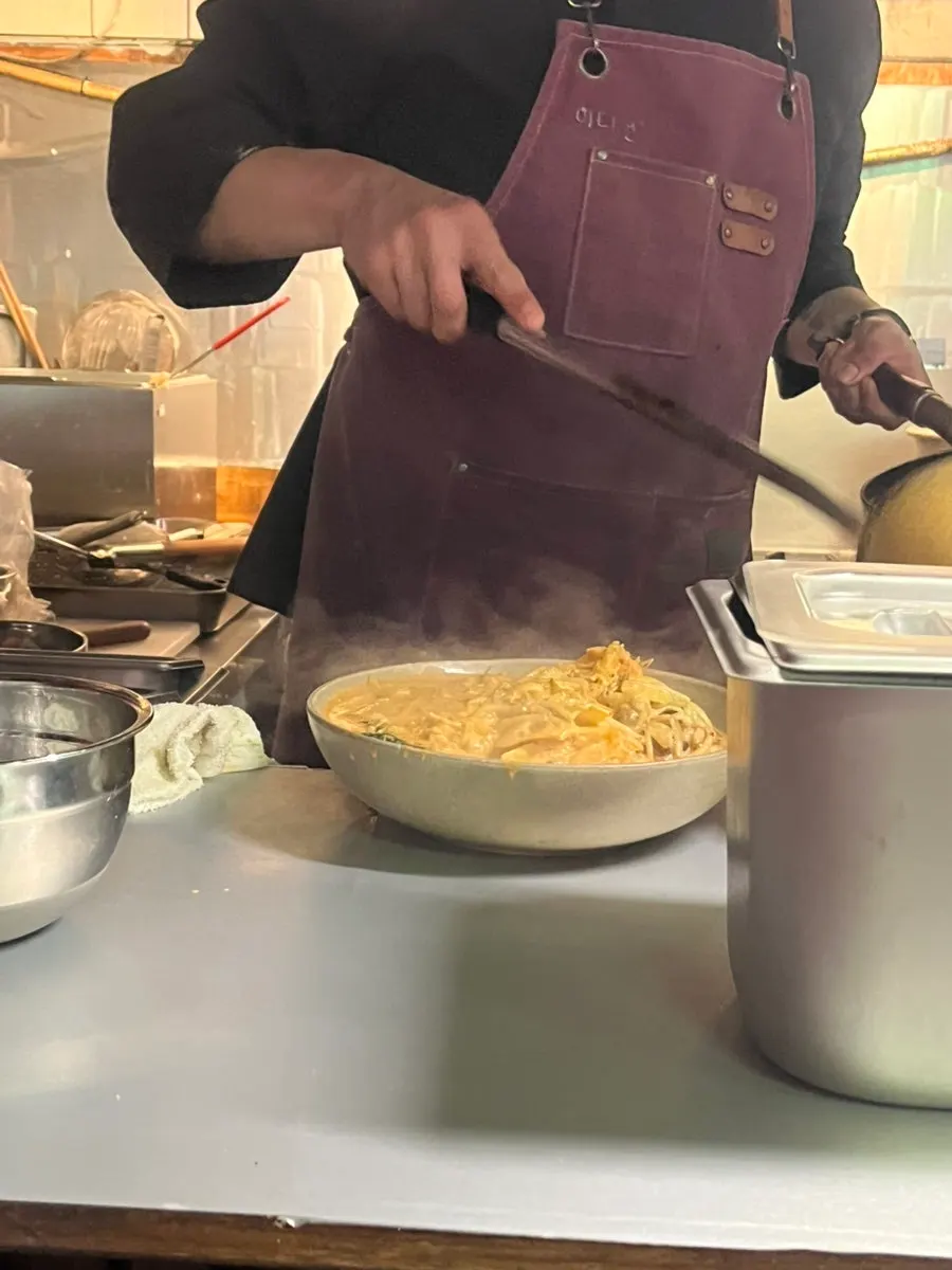 테이블에 차려진 용주 요리