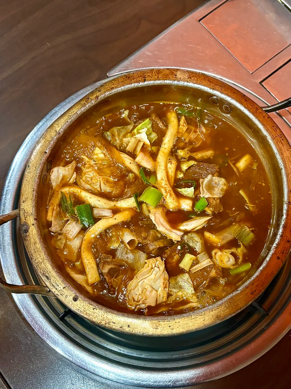 Hanwoo pork braised ribs bubbling away