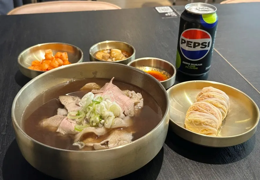 약곰탕 메뉴