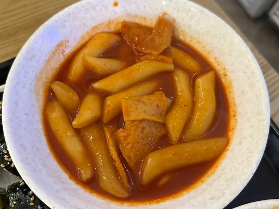 Curly fish cakes served with soy sauce