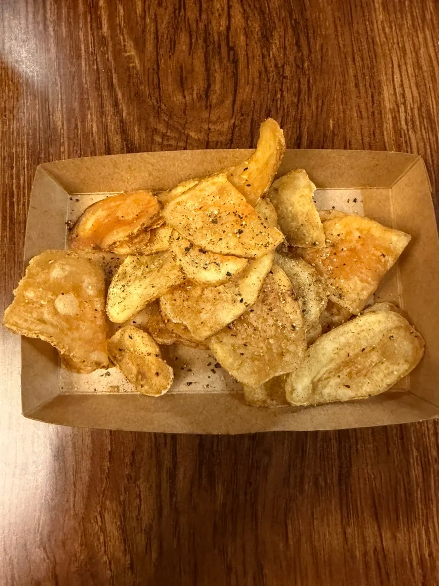 Unlimited potato chips enjoyed salty