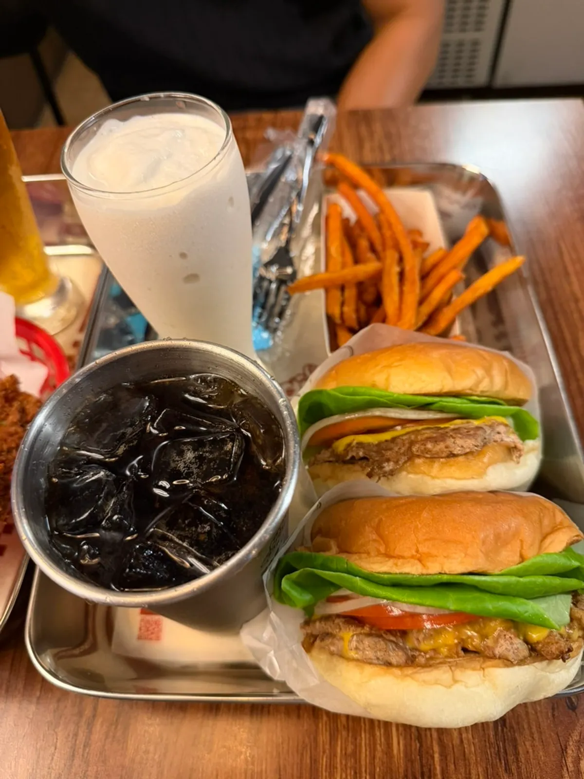 Double Bas Burger with two patties
