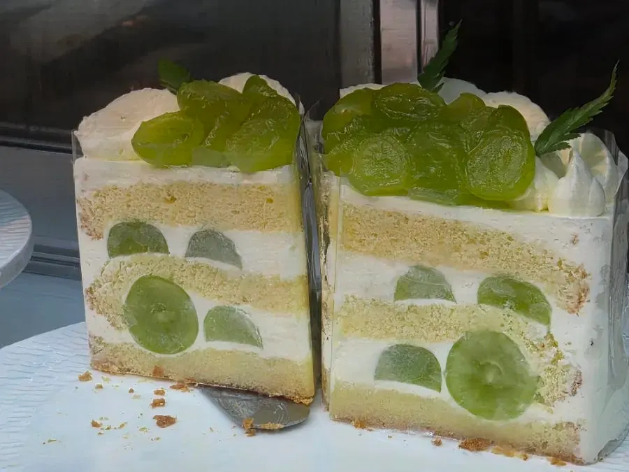Packed slice cake set