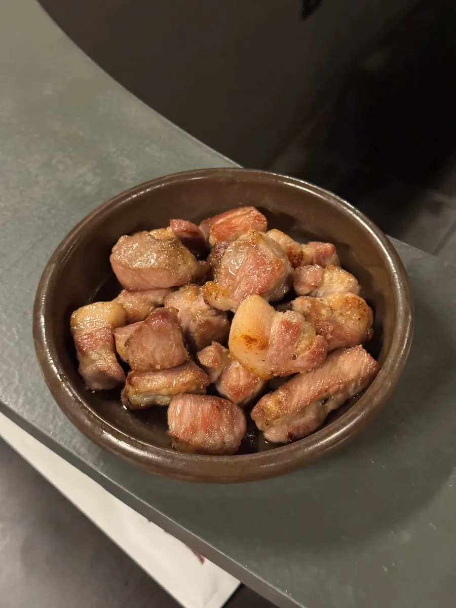 Two servings of fermented pork neck