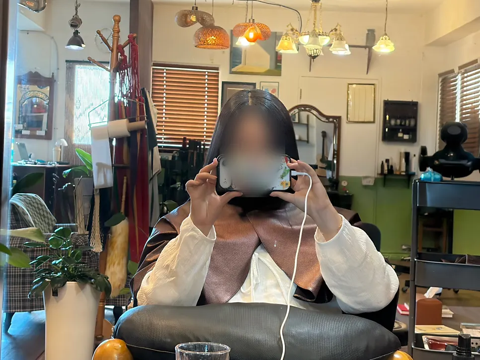 熨烫作业中的头发状态