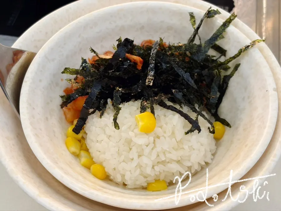 중간맛 즉석떡볶이 양념과 사리