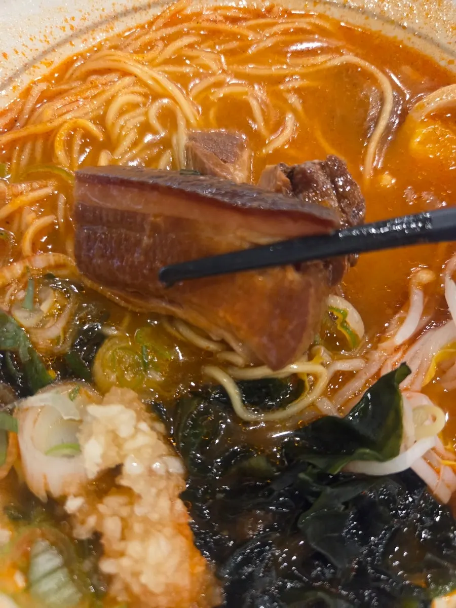 Choosing a ramen flavor level
