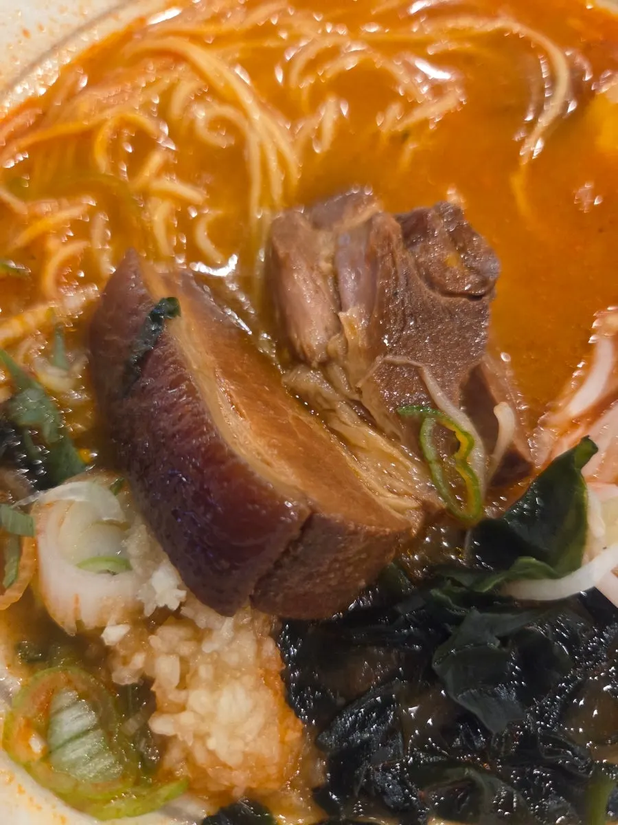 Choosing a ramen flavor level