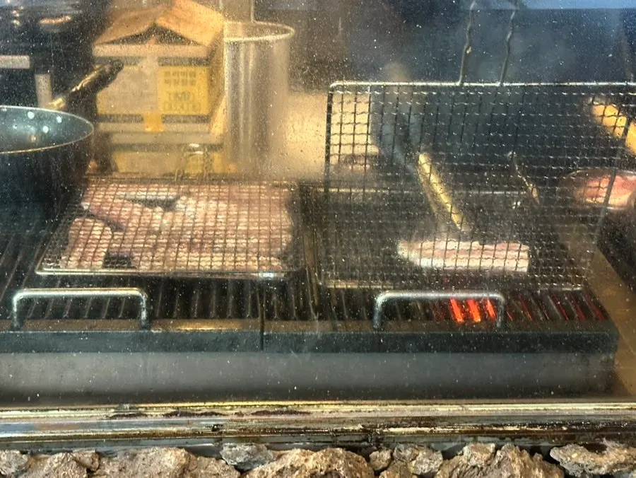 주문한 고기 메뉴