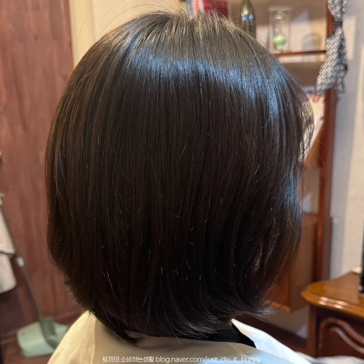 Naturally refined hair color after coloring