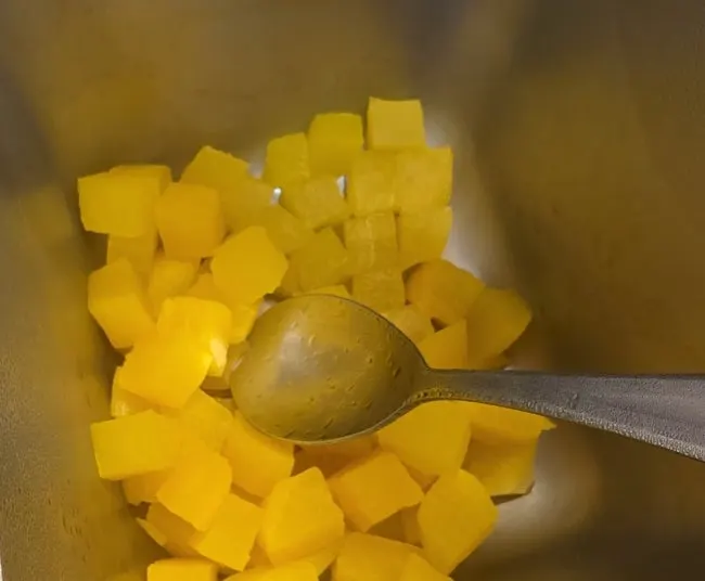 Salad prepared at the self bar