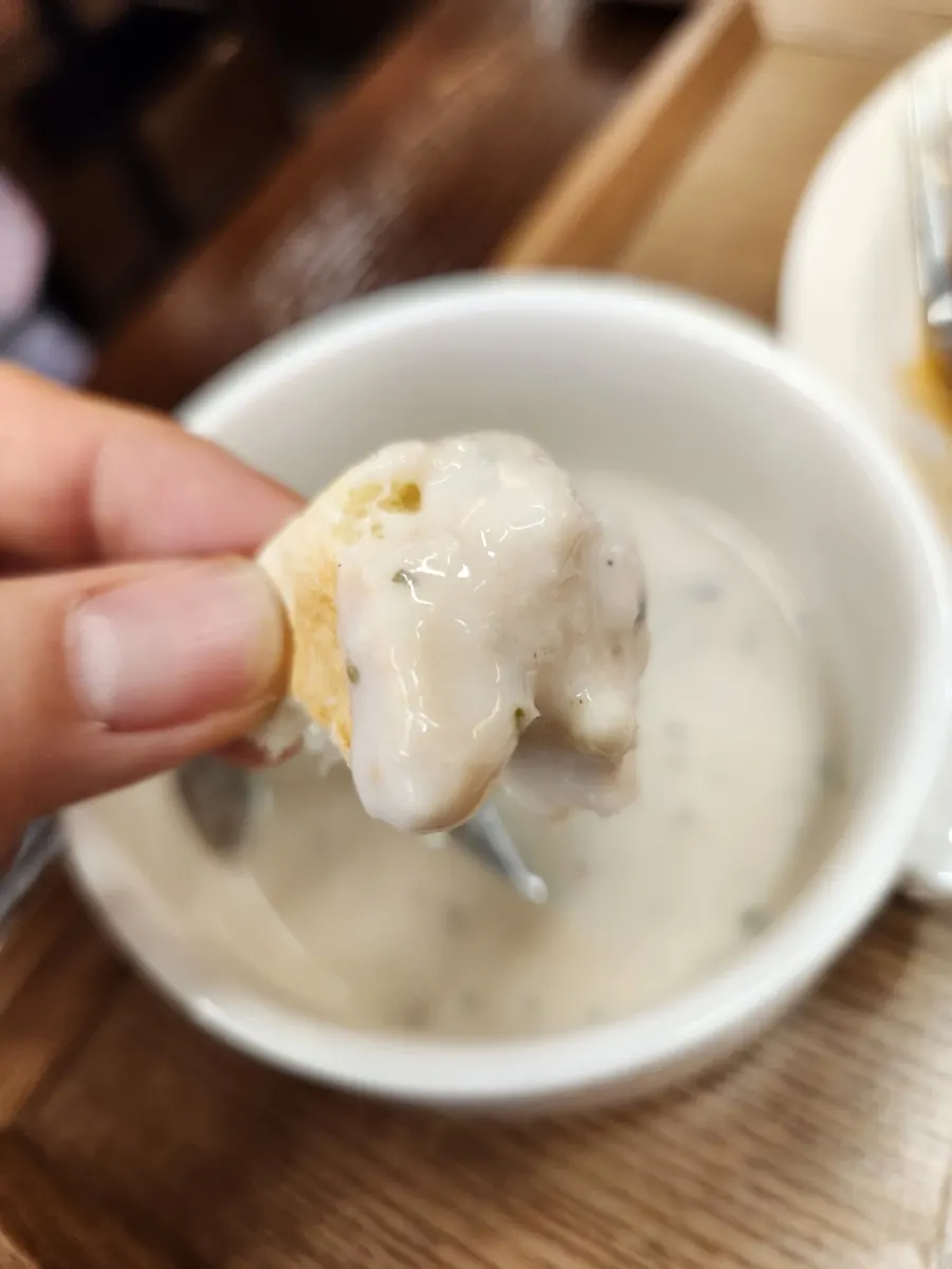 스프와 모닝빵 에피타이저
