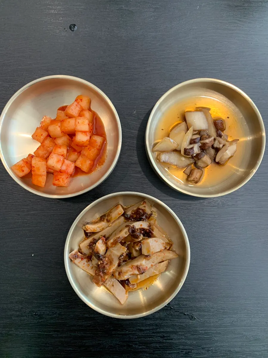 Order of pork gomtang and bulkkorangji