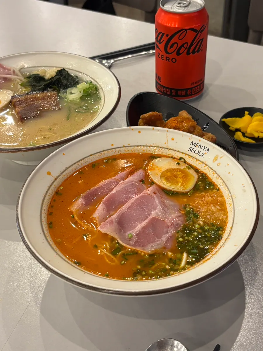 Ramen topped with special ingredients