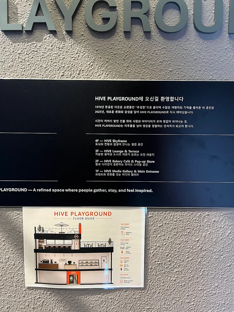 Building view of the café, 7 minutes from Yongsan Station