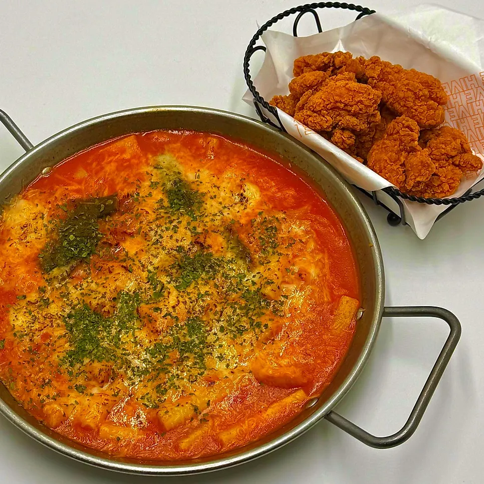 Ordered menu items placed on a café table