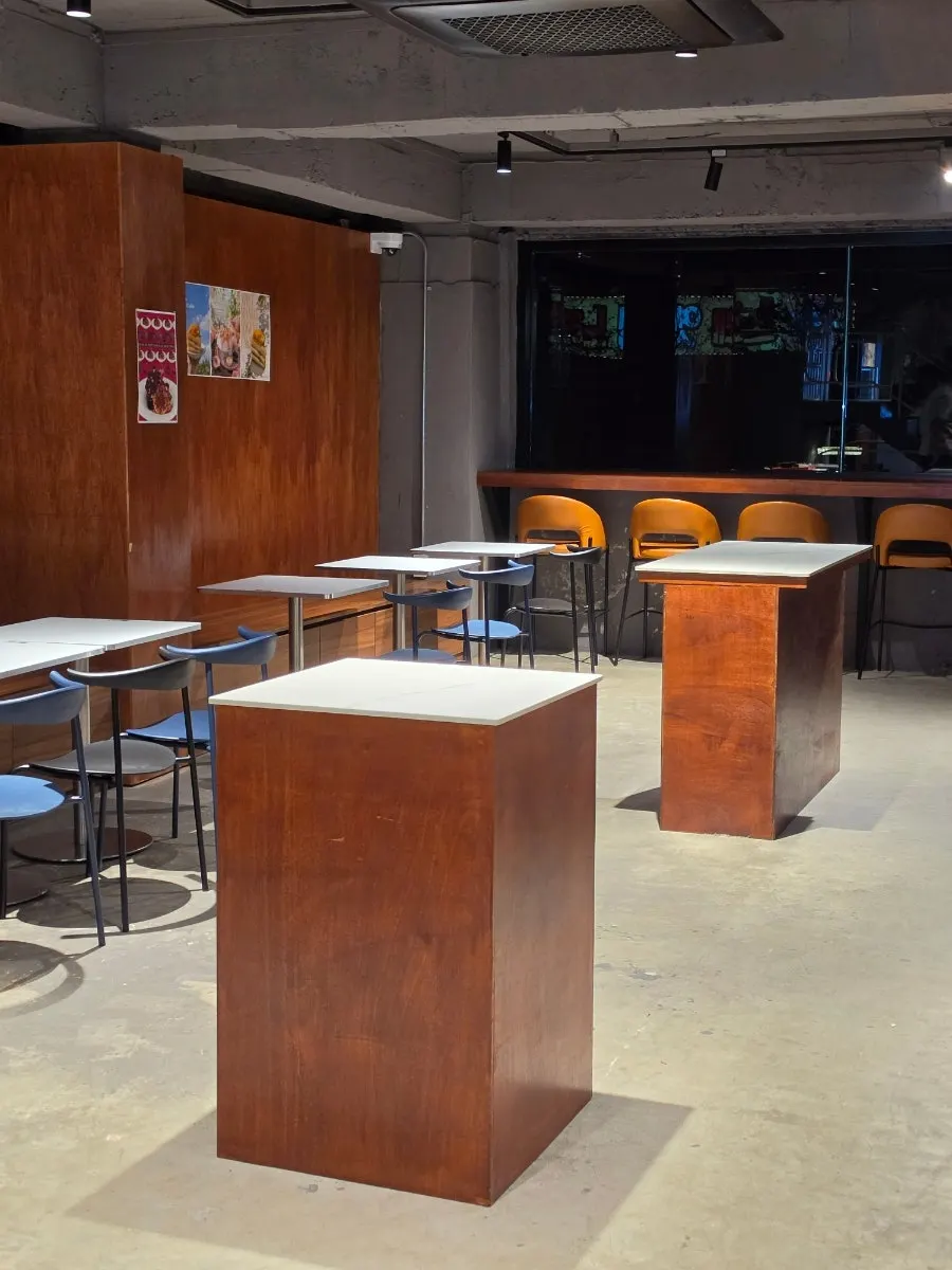 Interior design of the 2nd-floor café