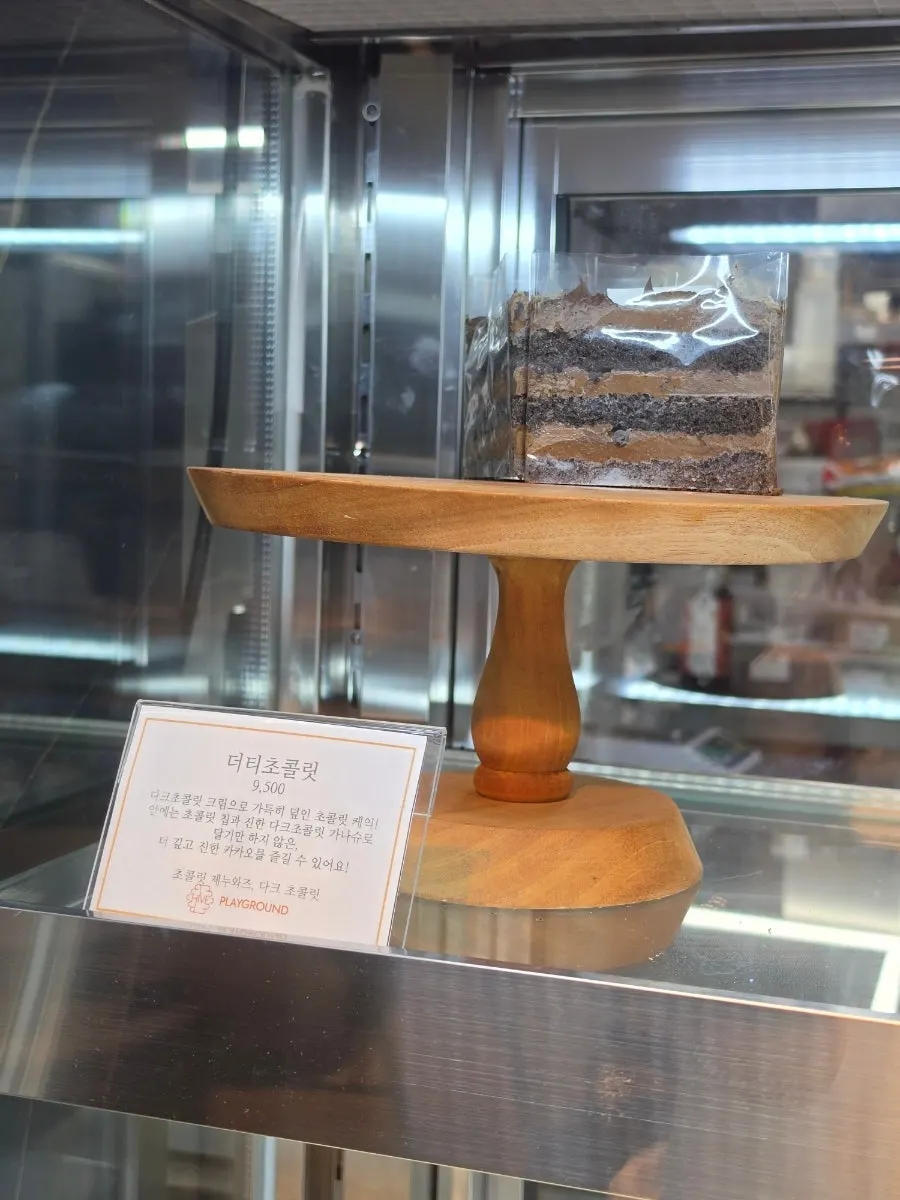 Various desserts on display