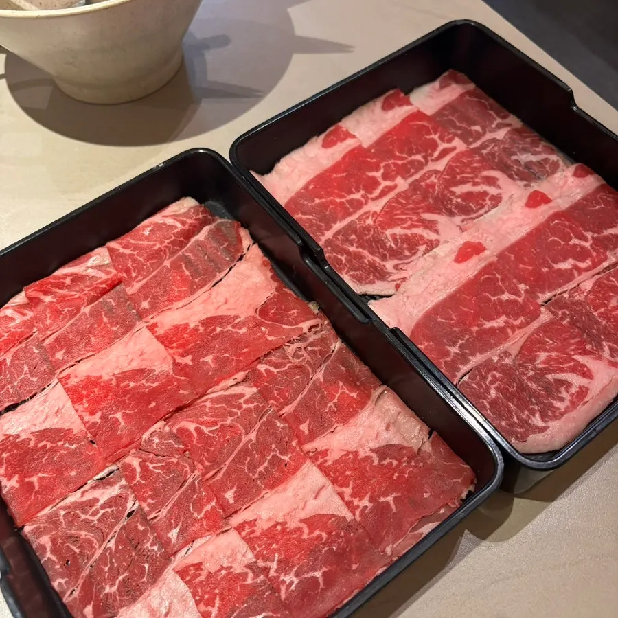 Shabu-shabu vegetable selection