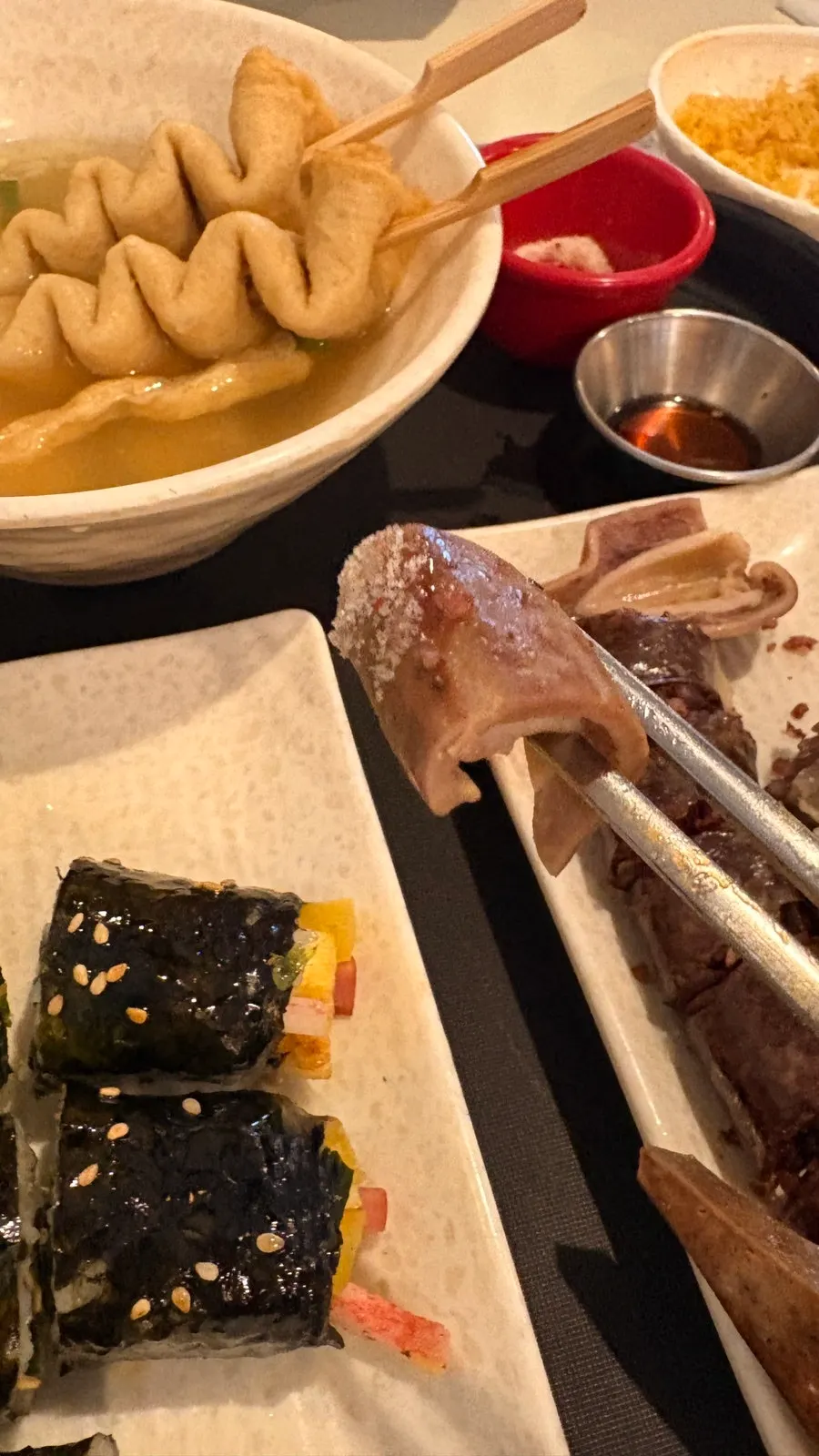 Sundae offal Korean snack dish