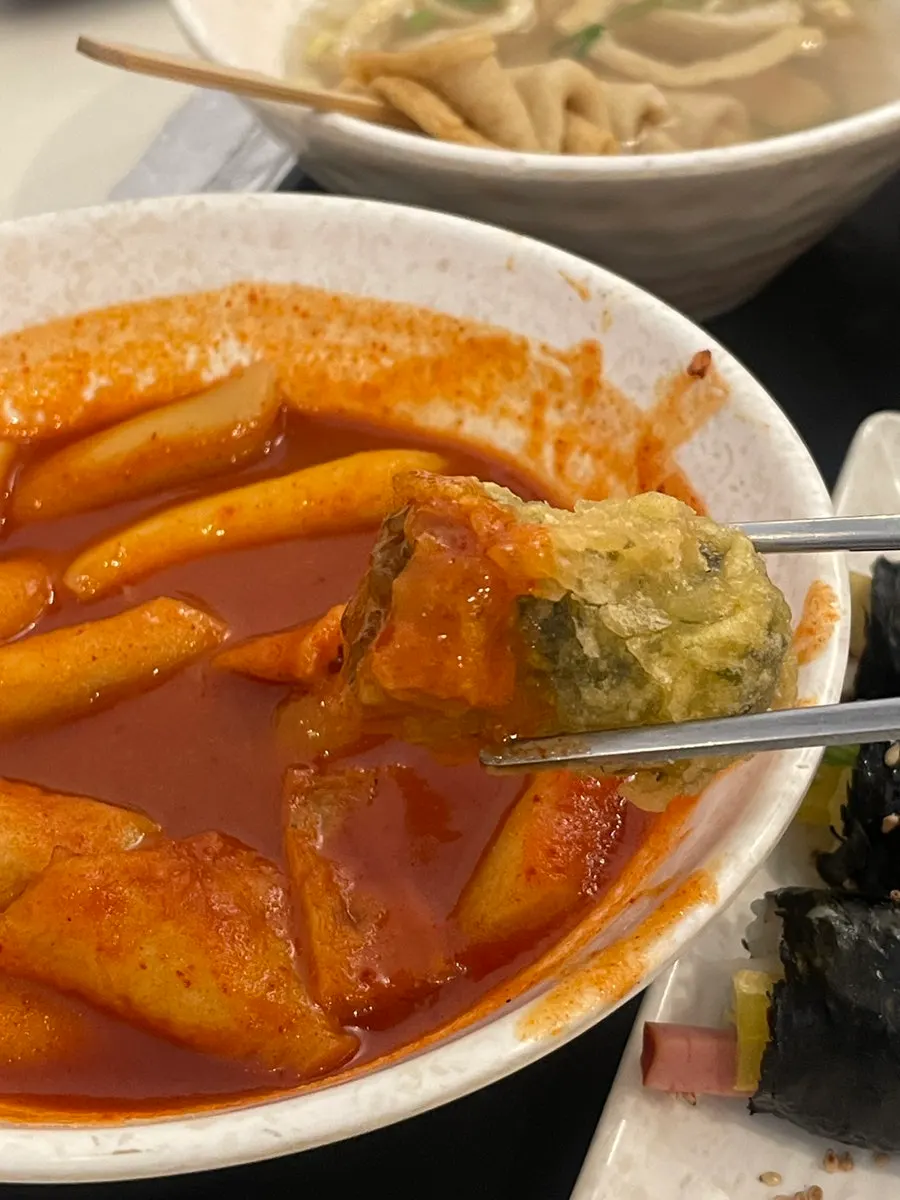 Gimmari, squid, and vegetable fritters