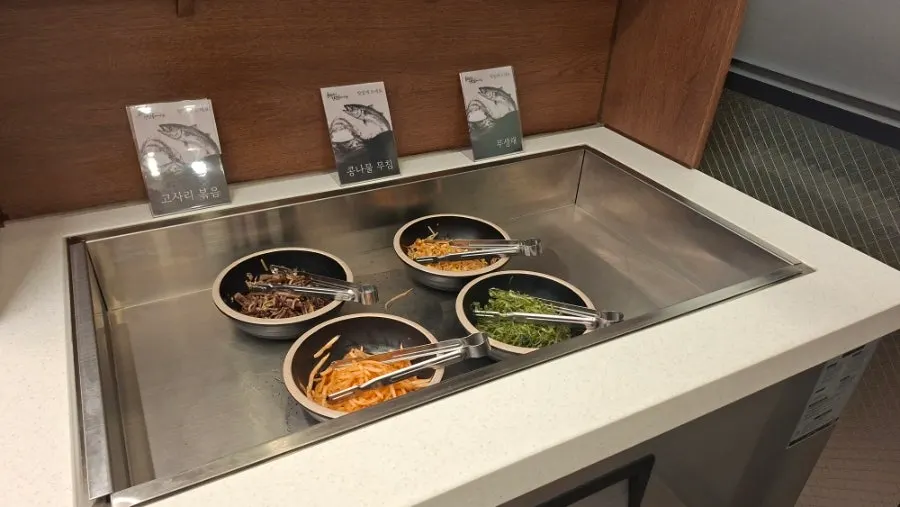 Side dish spread on the table