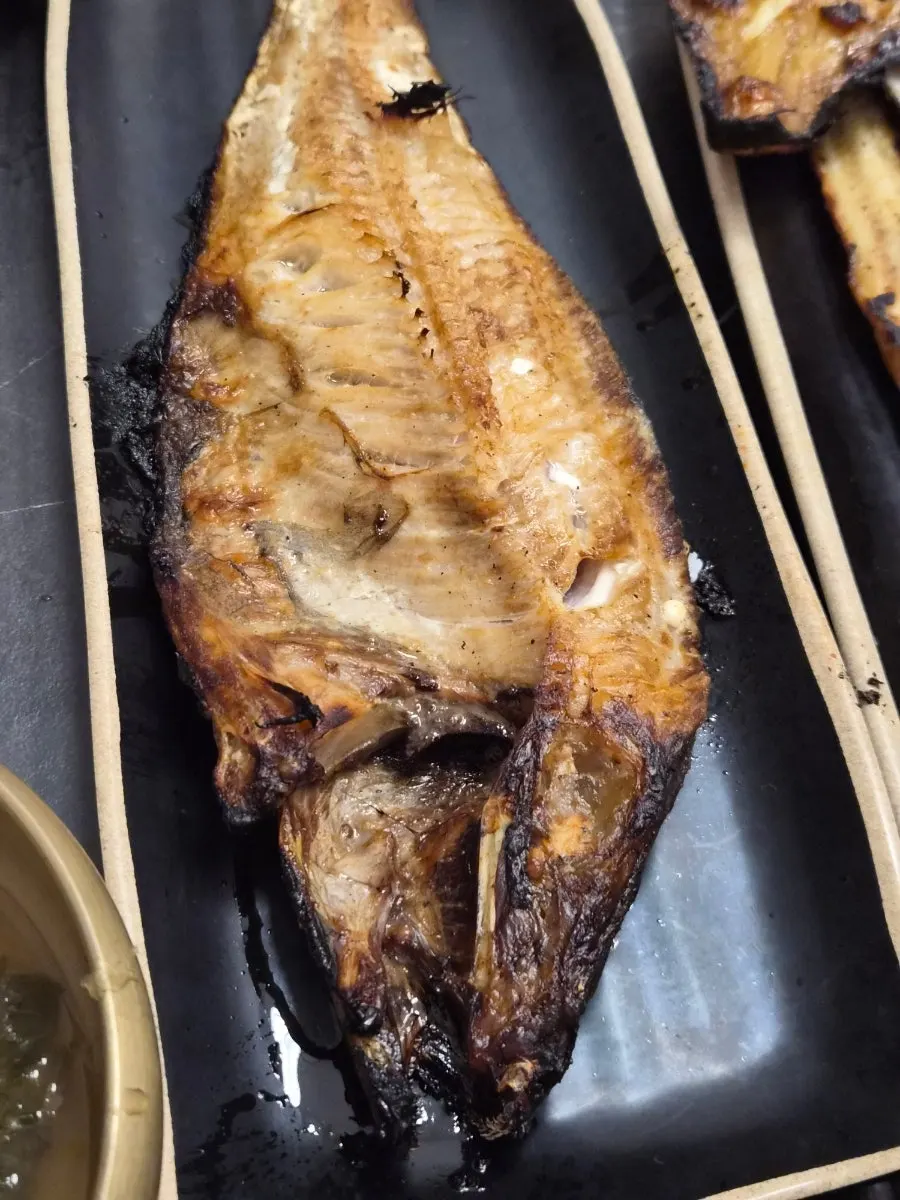 Eel dish from the restorative set