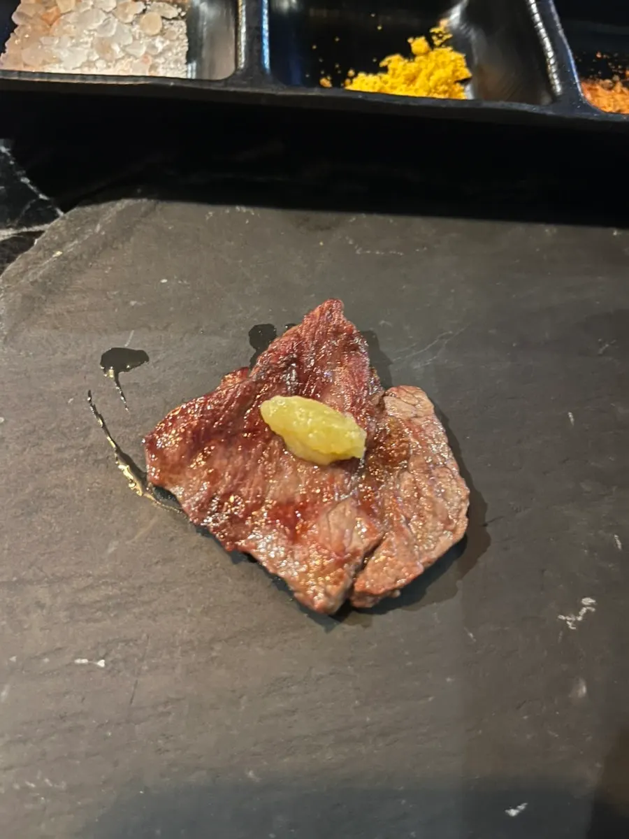 A fully cooked piece of jingalbisal