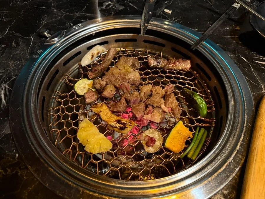 마지막으로 구운 양념갈비