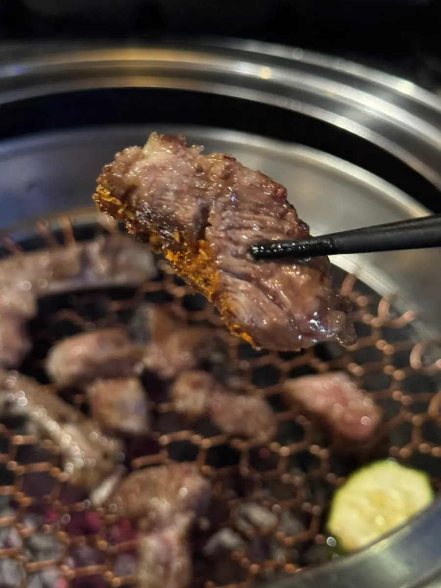 Lamb chop dipped in jiran seasoning
