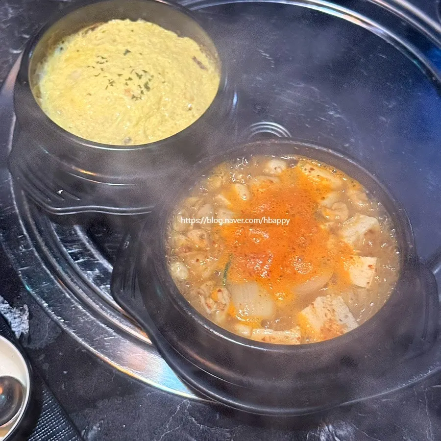 Basic sauce set with soy sauce, cumin powder, curry powder, and salt