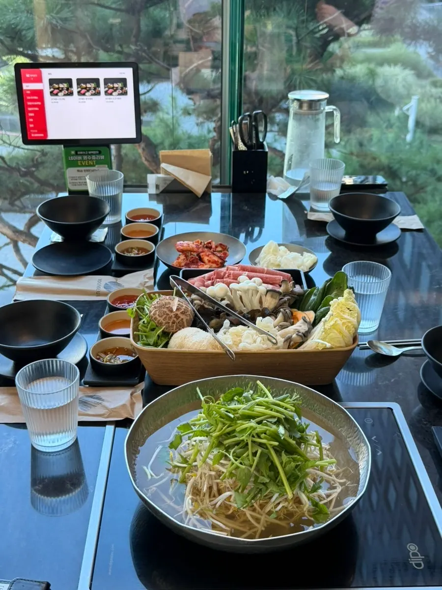 Guide for ordering the 4-person shabu set