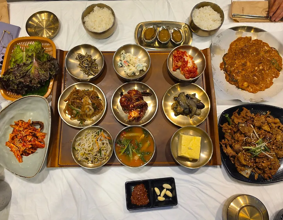 Sign for the single-menu grilled bulgogi set meal
