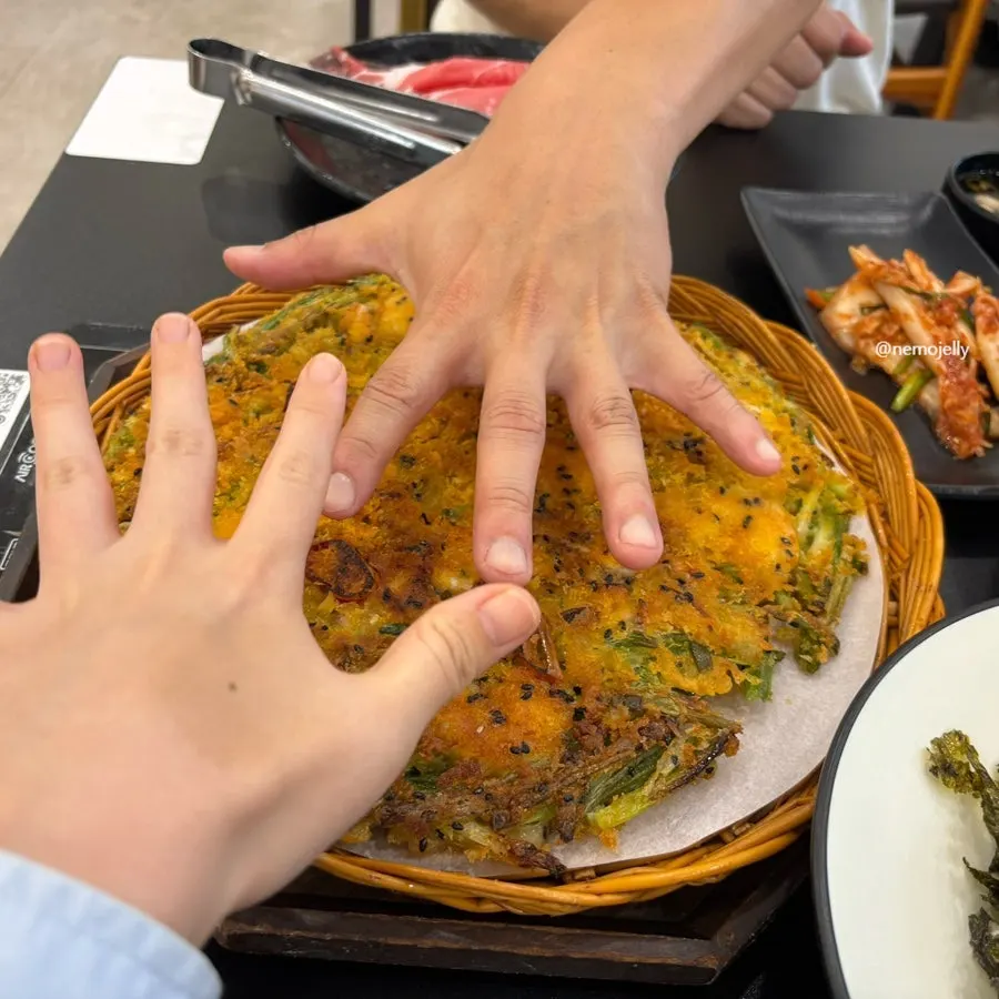 Ordered Crispy Seafood Pajeon